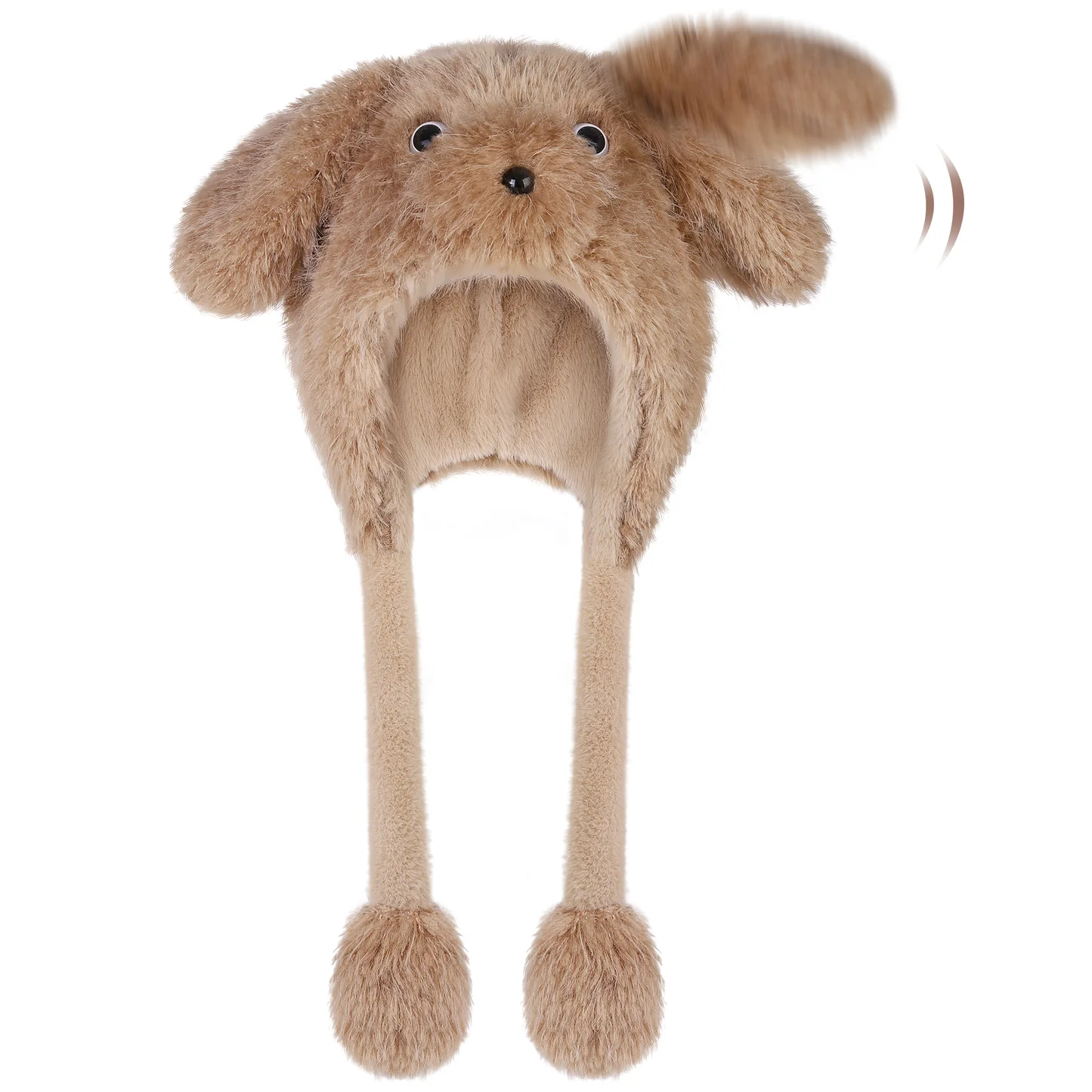 JUMPING EARS Stay Cozy & Cute with Our Moving Ears Plush Hat – Perfect for Winter Adventures!